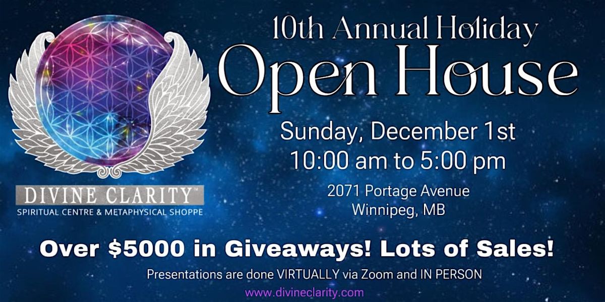 10th Annual Divine Clarity Holiday Open House