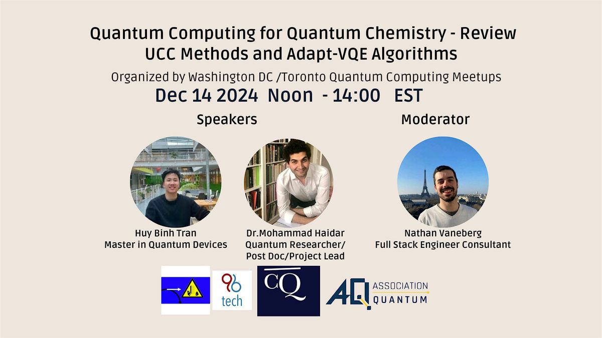 Quantum Computing for Quantum Chemistry - Review UCC Methods and Adapt-VQE