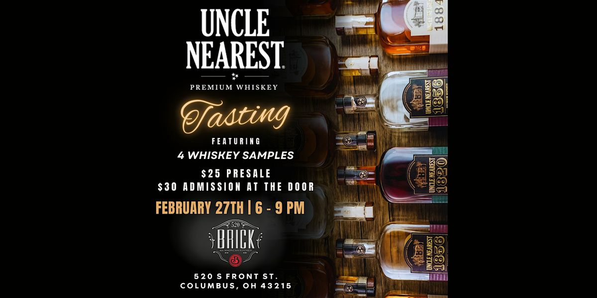 Uncle Nearest Whiskey Tasting