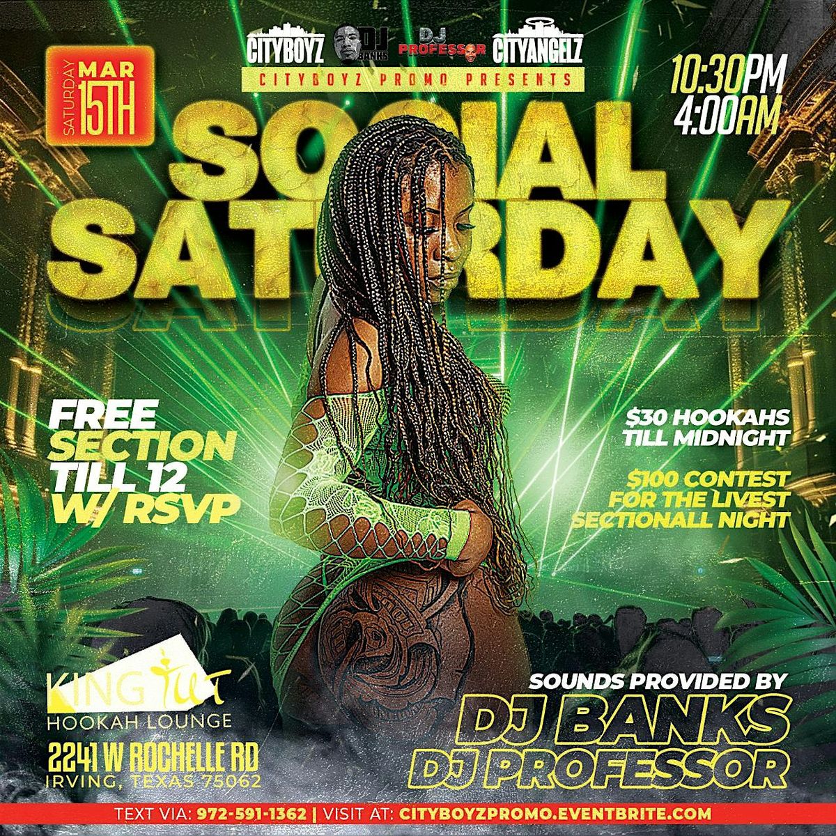 Social Saturdays at King Tut: Lucky Edition