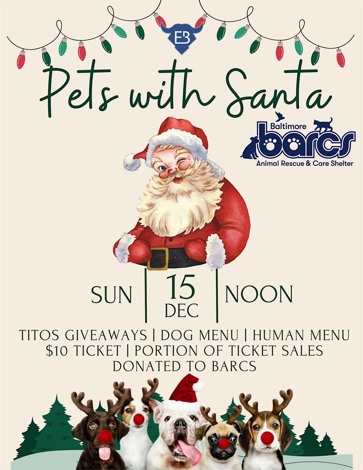 Pets with Santa