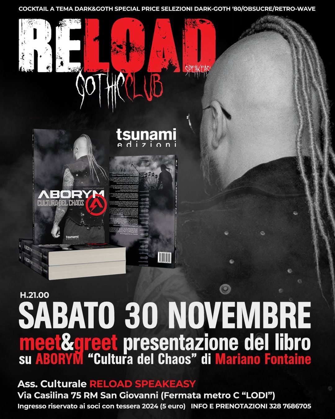 ABORYM - "Cultura del Chaos" - meet&greet presentazione del libro @RELOAD