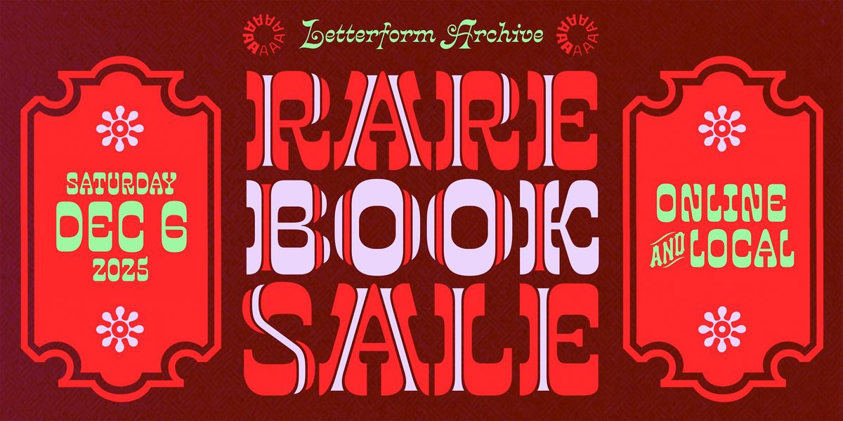 Rare Book Sale 2025