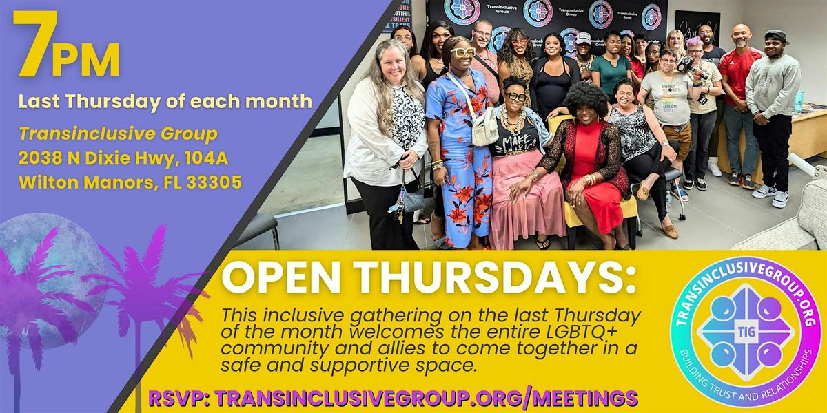 Transinclusive Open Thursdays Group Meeting - September 25