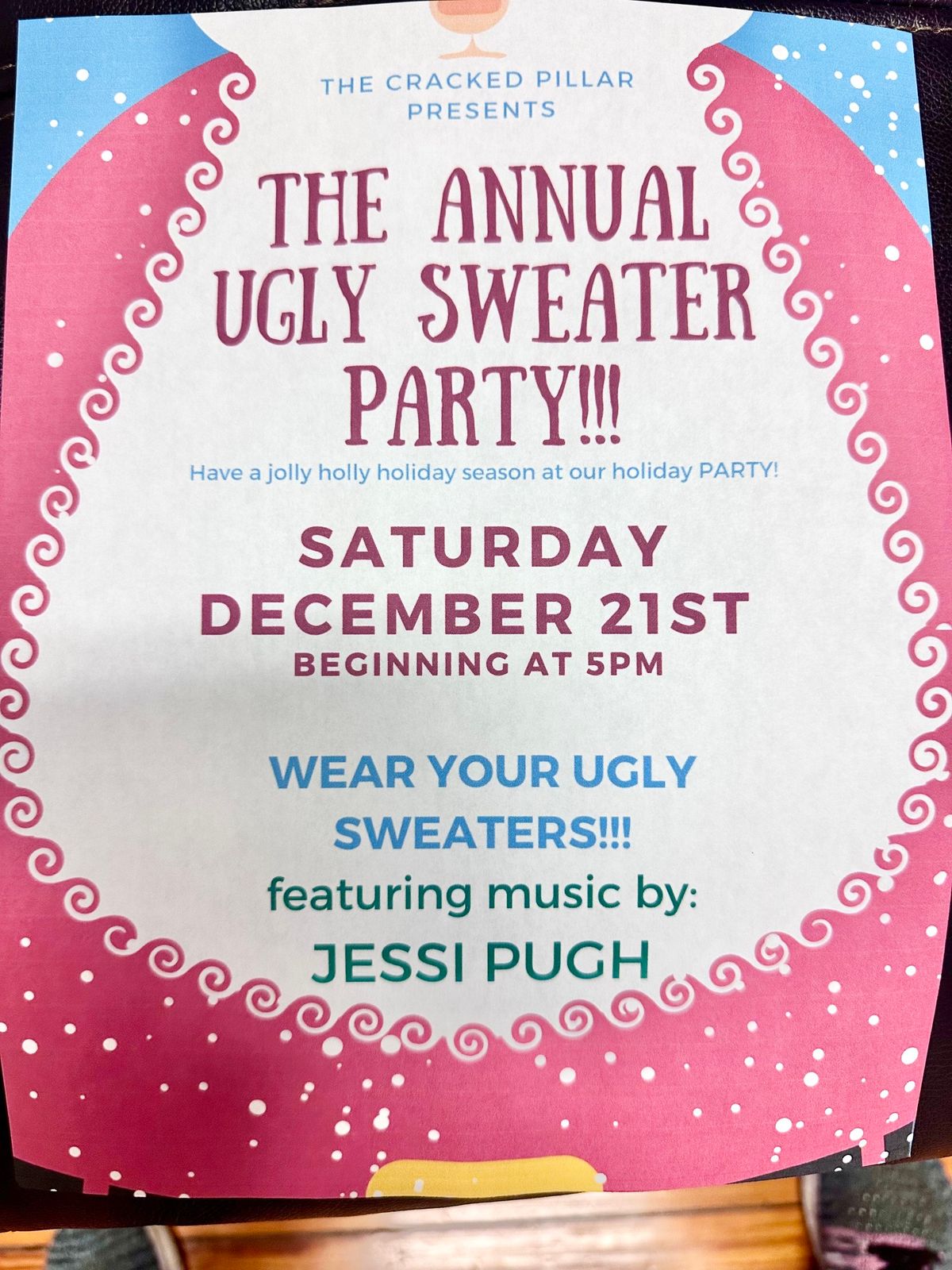 UGLY SWEATER PARTY at The Cracked Pillar