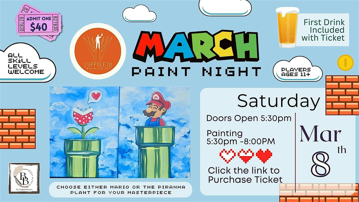 Paint & Sip at Luppoleto Brewing Co