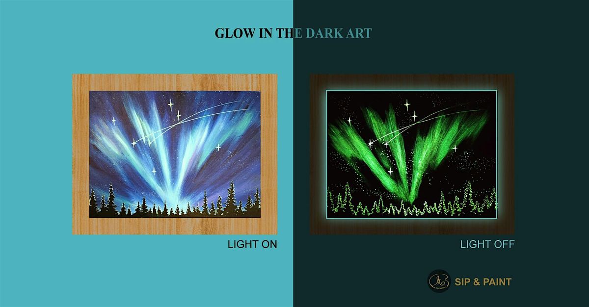 Sip and Paint (Glow in the Dark): Nightfall Symphony (8pm Sat)