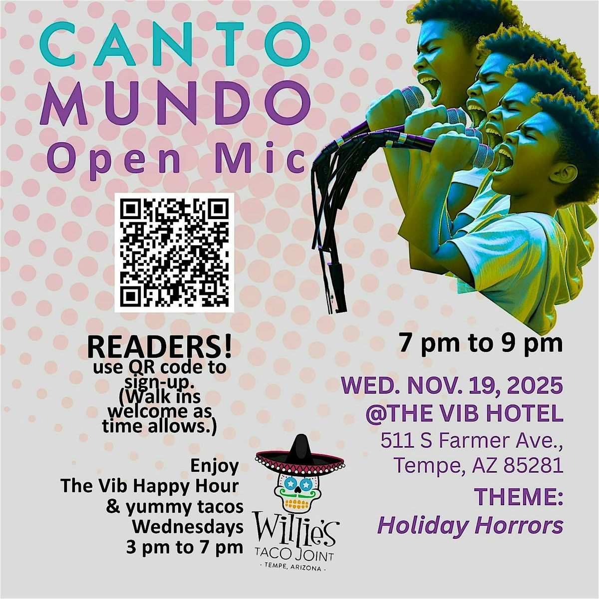 CantoMundo Open Mic