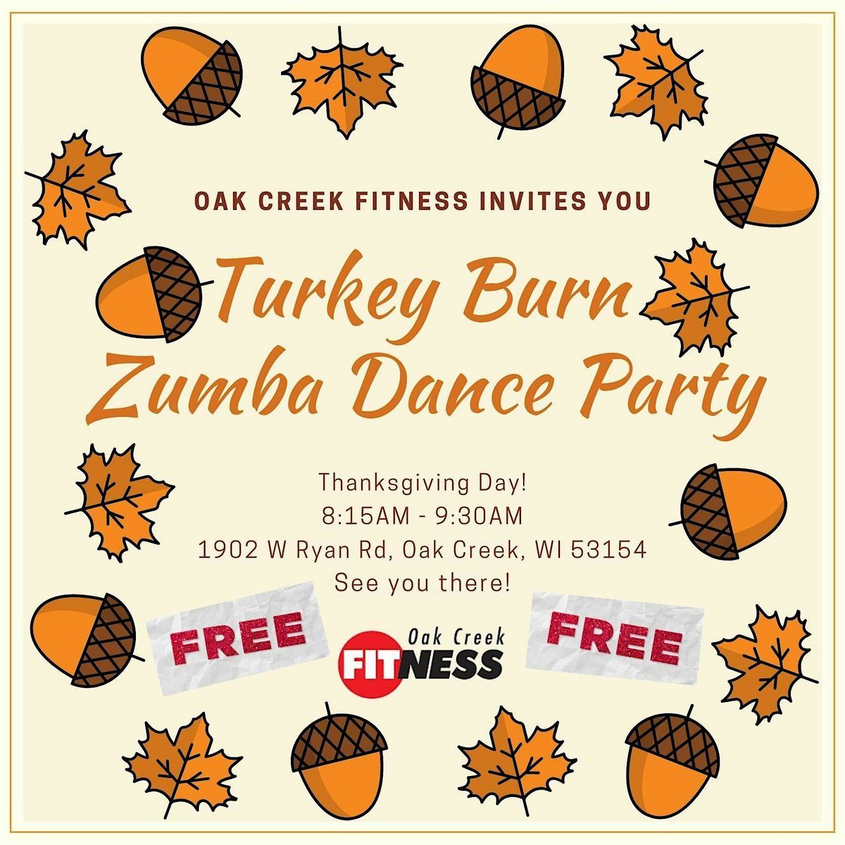 2025 Turkey Burn ZUMBA with Trey