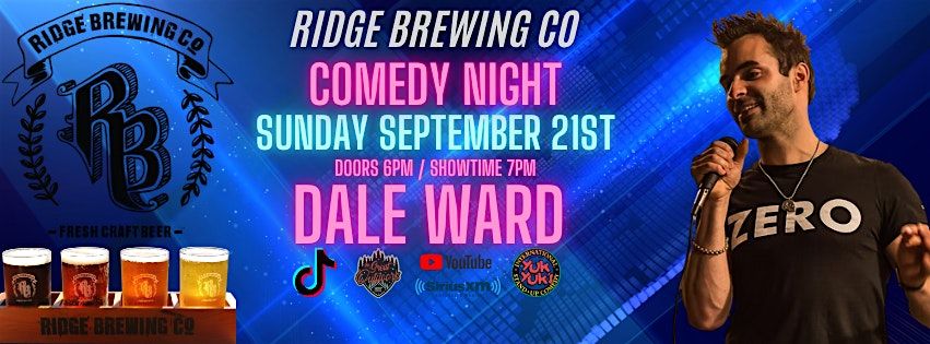 Steve McGowan Presents Comedy at Ridge Brewing