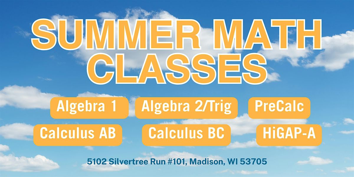 Summer Math Classes