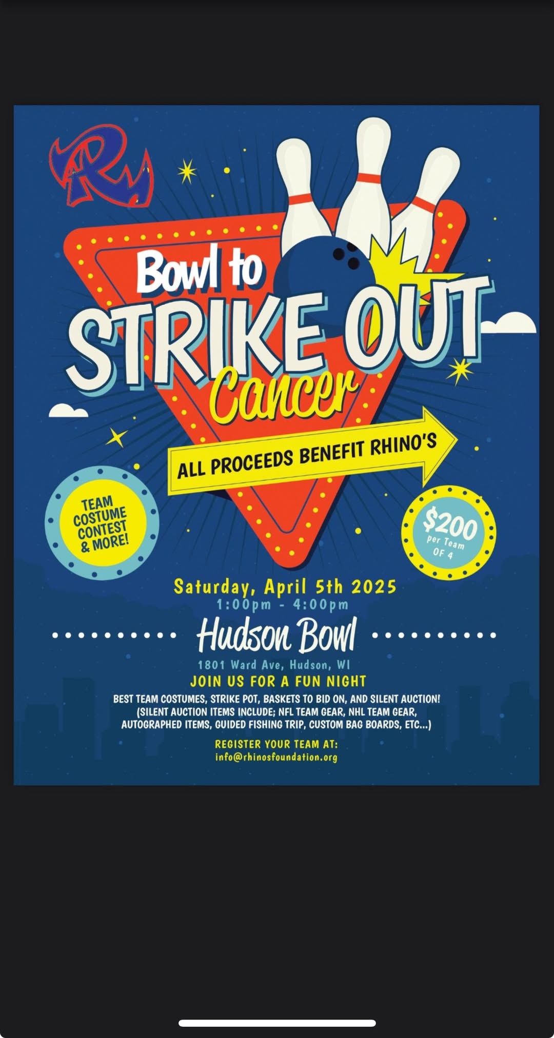 Bowl to Strike Out Cancer