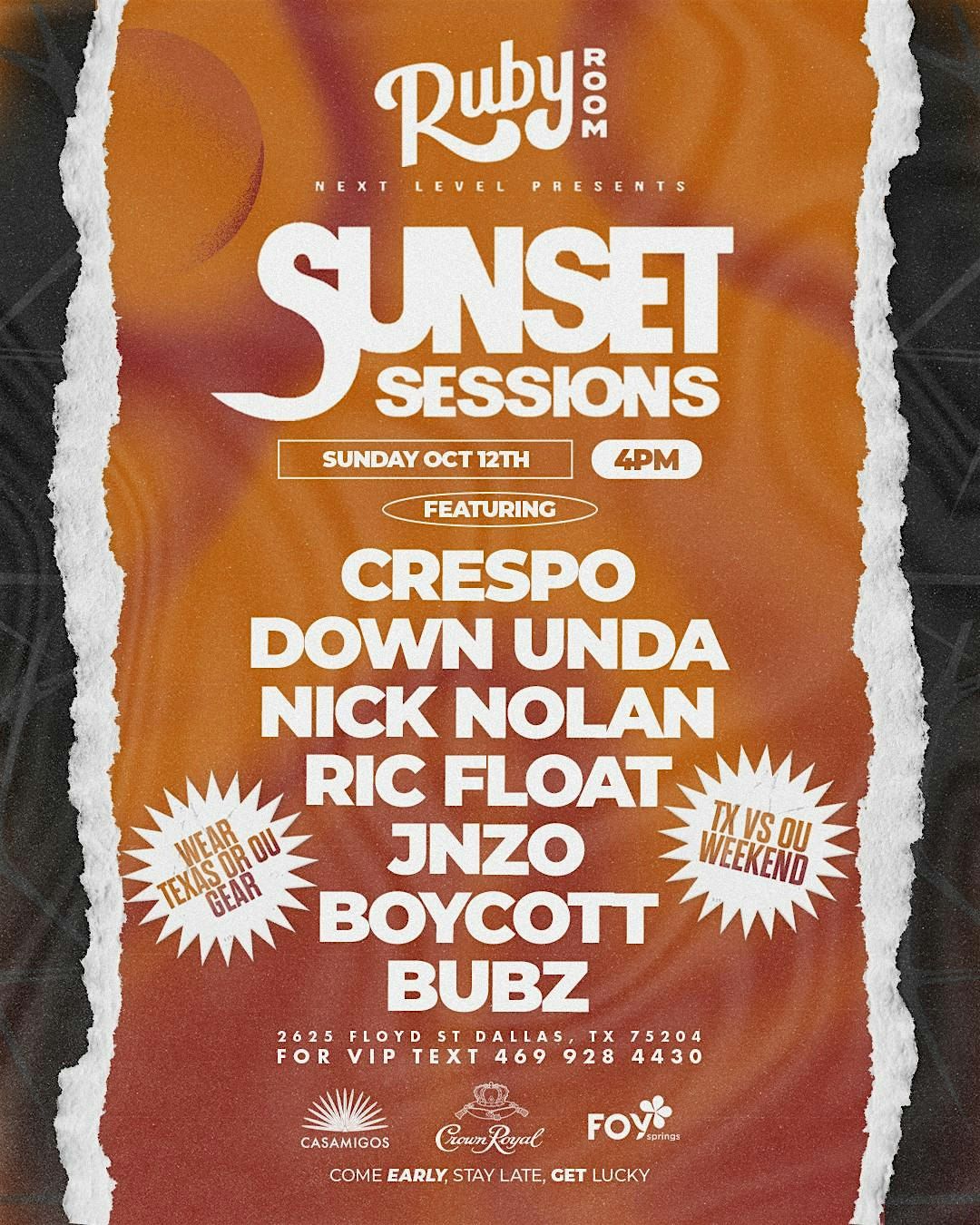 Sunset Sessions 10\/12