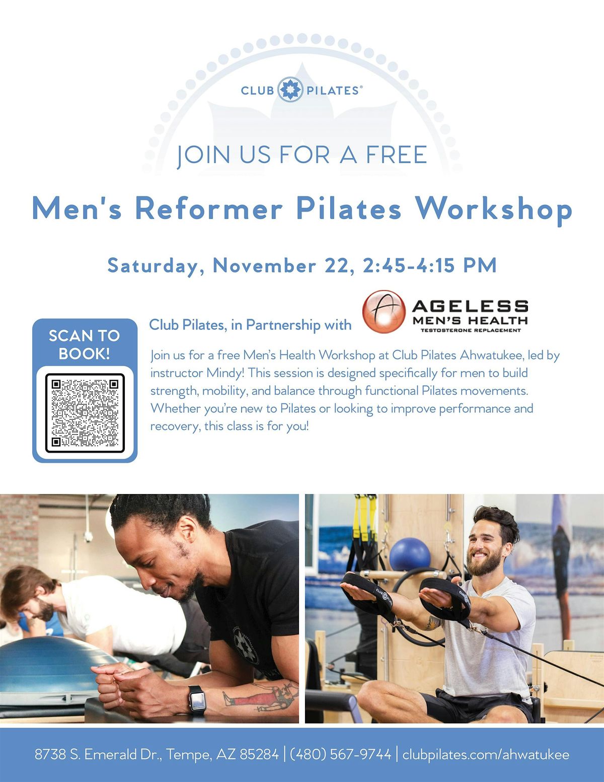 Pilates for Men - FREE Men's Workshop at Club Pilates Ahwatukee