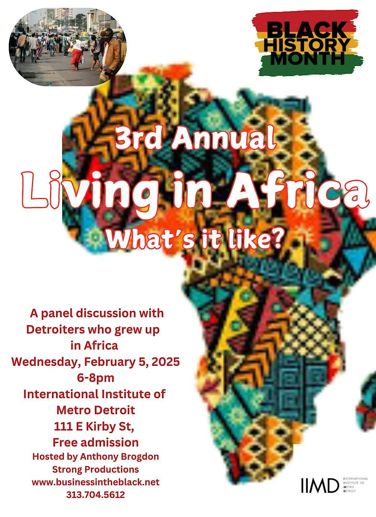 Living in Africa, a panel discussion with Detroiters who grew up in Africa