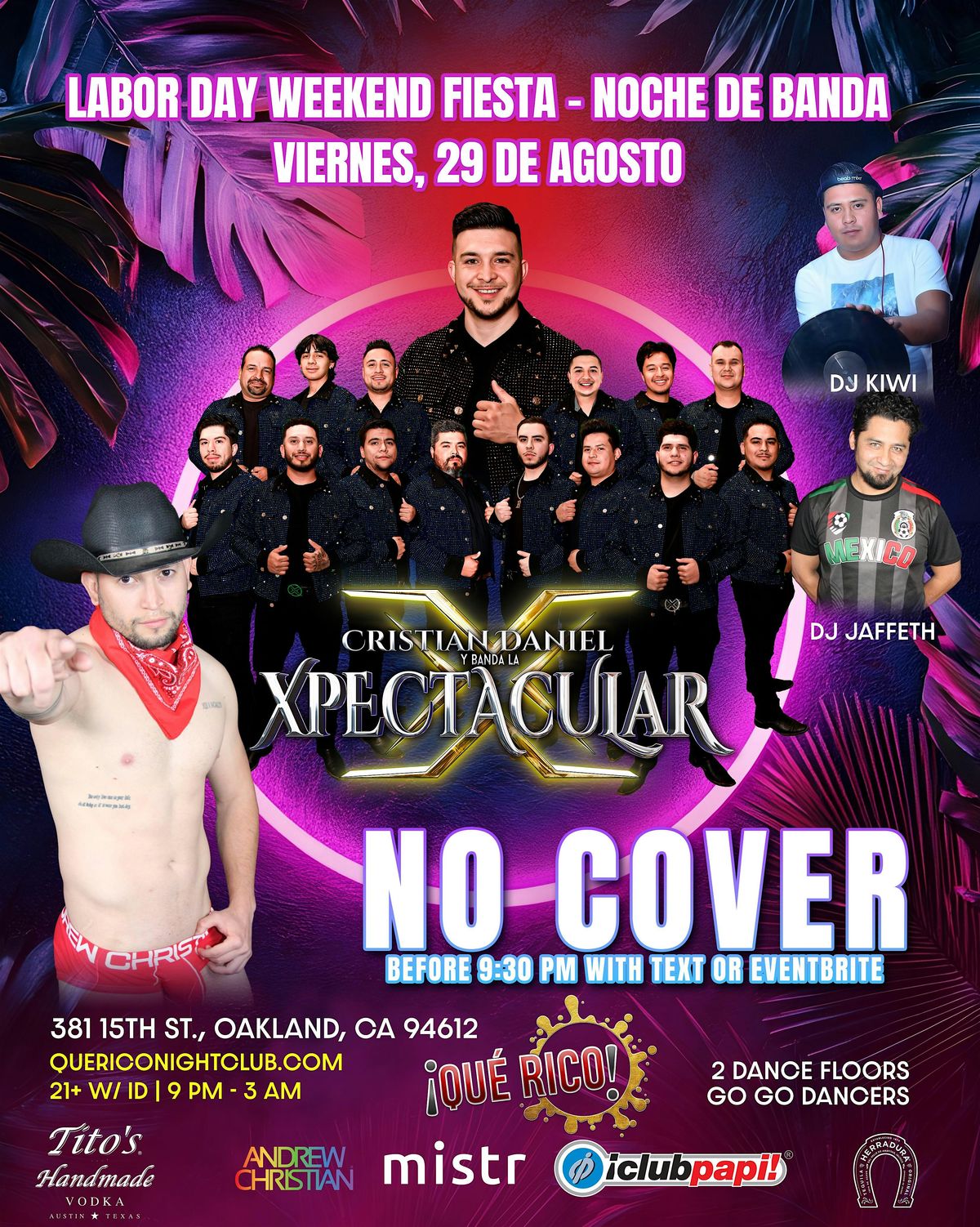 Labor Day Weekend Noche de Banda - Cristian Daniel y Banda Xpectacular