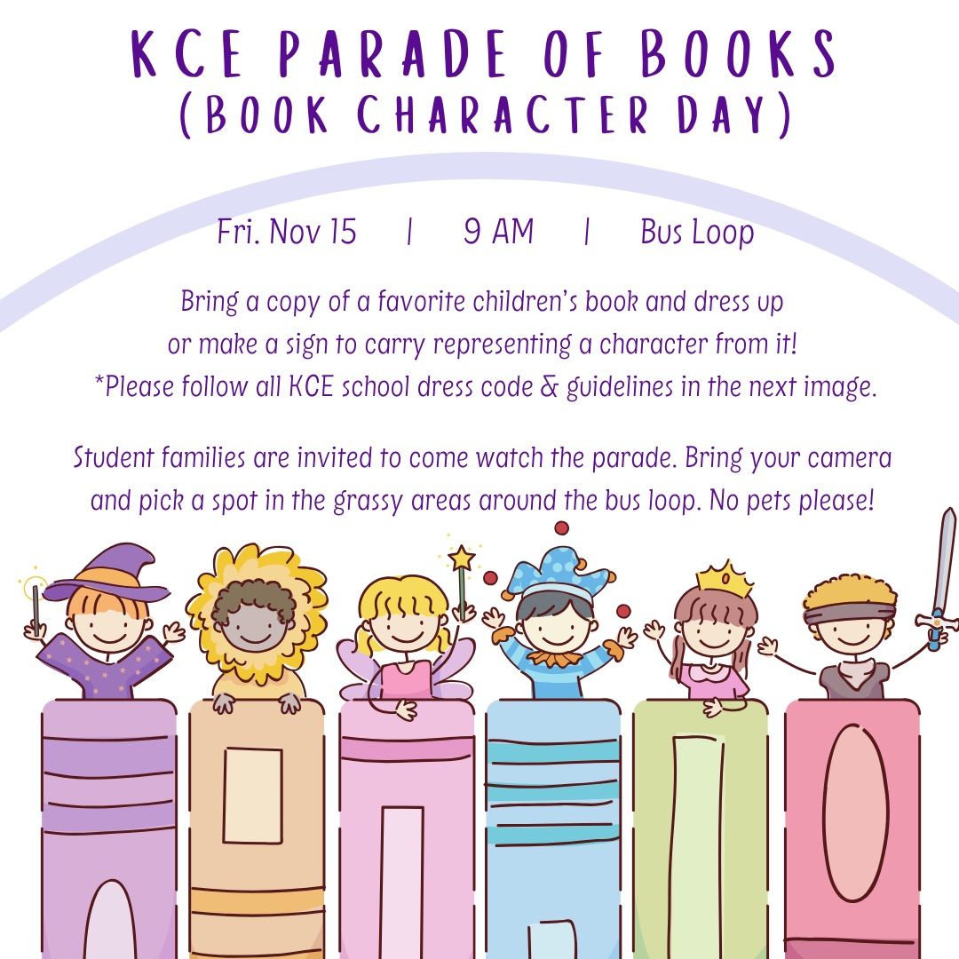 KCE Parade of Books! 