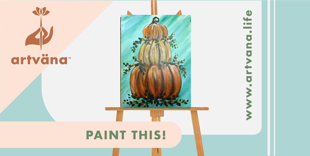 Artvana Sip & paint art class at Cafe Elite in Lacey October 2025