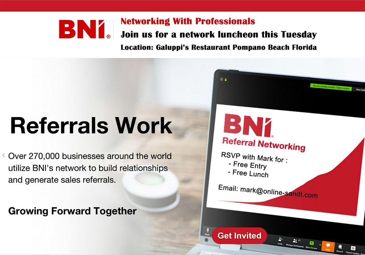 BNI Fortune Builders Team Networking