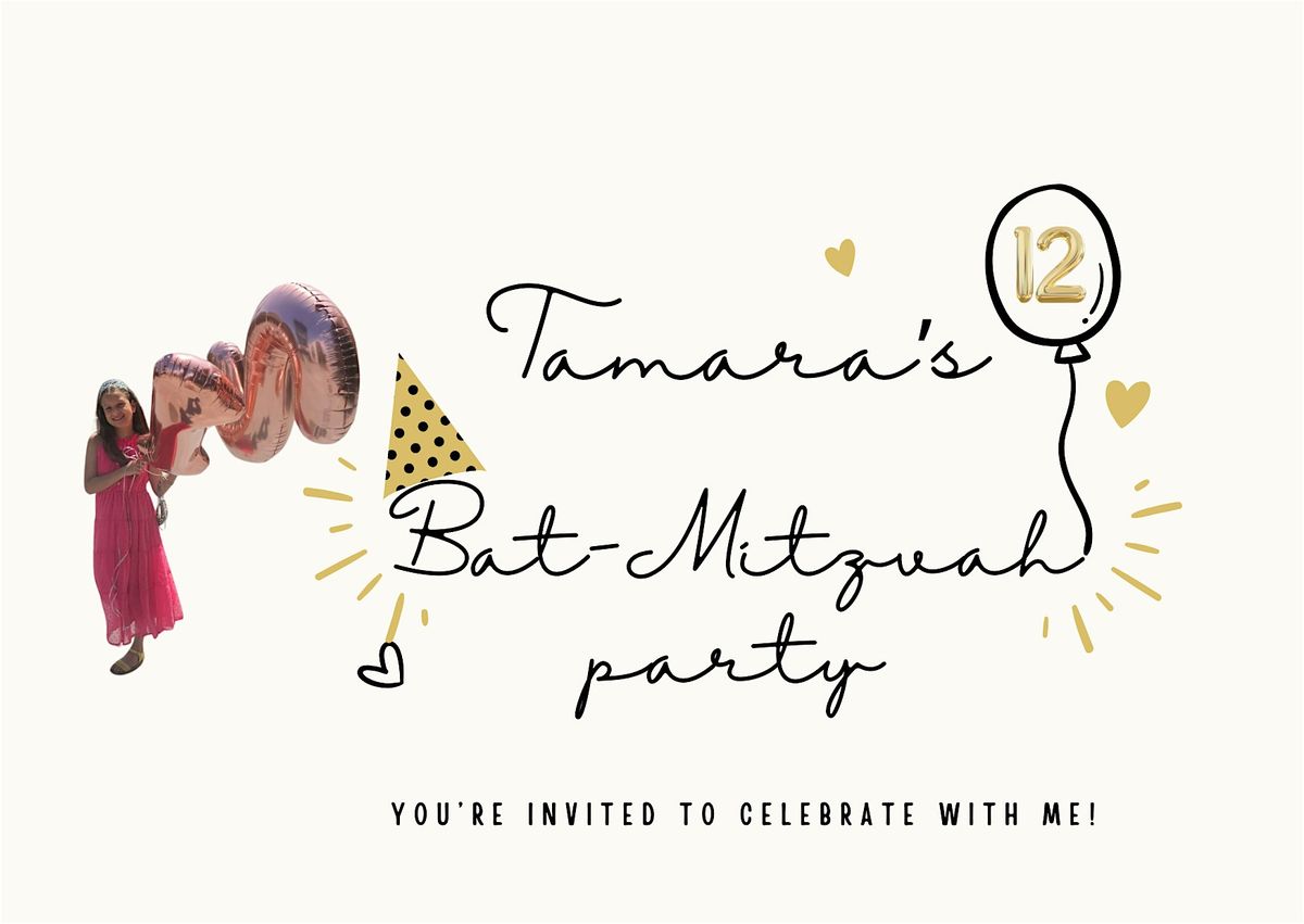 Tamara's Bat-Mitzvah party