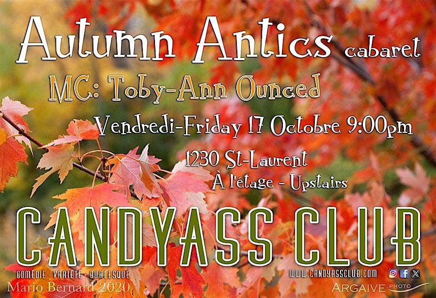 Autumn Antics Haunted Harvest Cabaret
