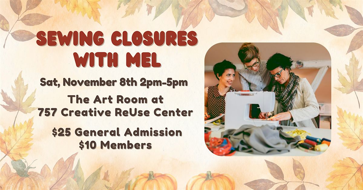 Sewing Closures on Garments with Mel