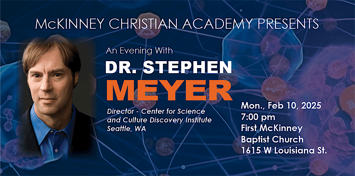 An Evening with Dr. Stephen Meyer