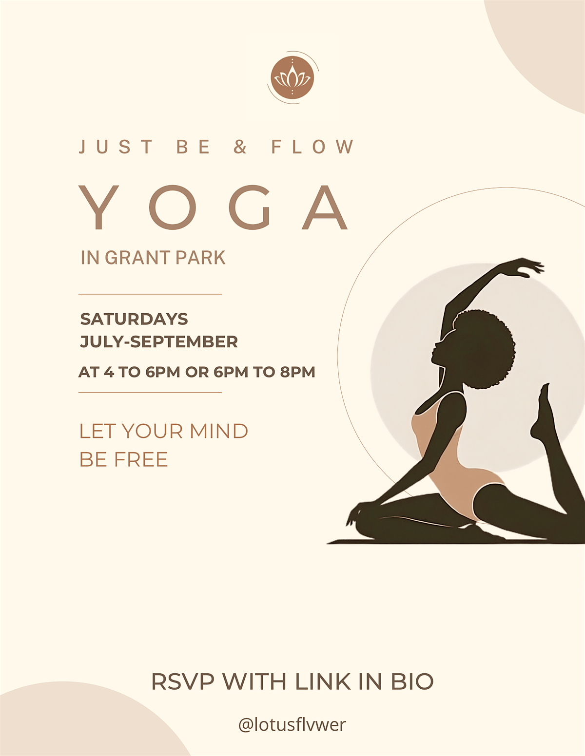 Just Be & Flow Yoga in the Park