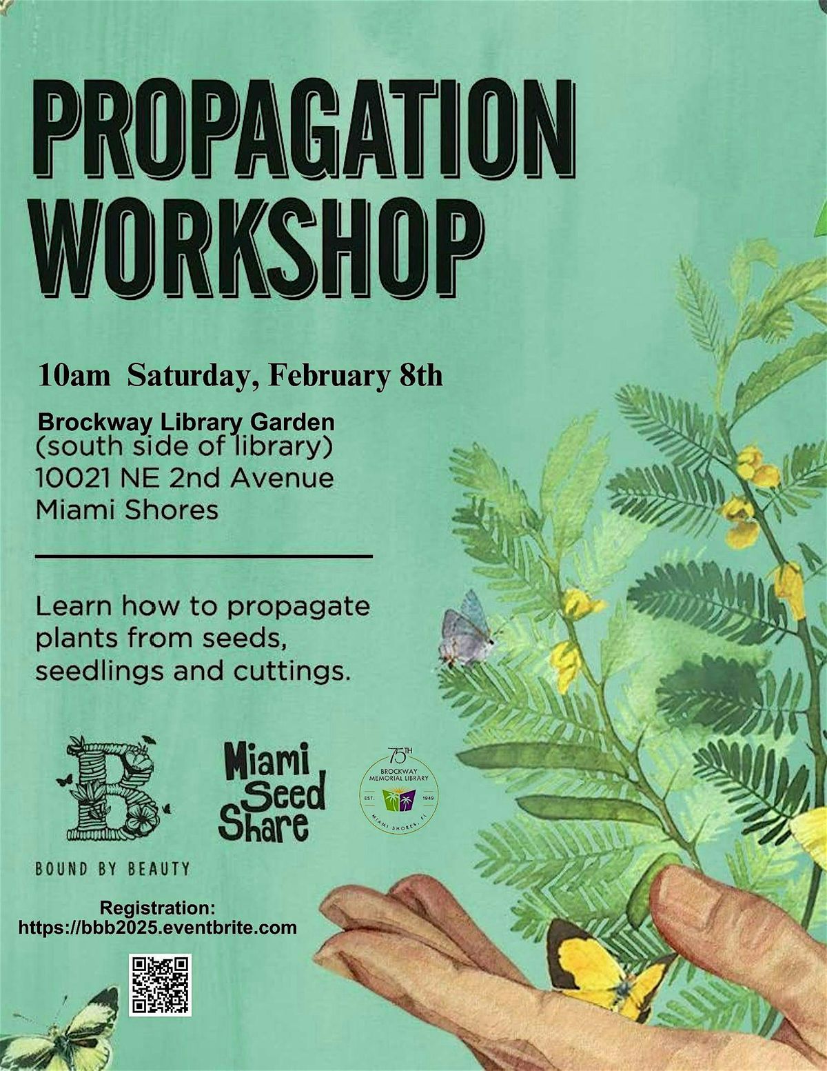 Propagation Workshop at Brockway Library Garden (Outdoor Program)