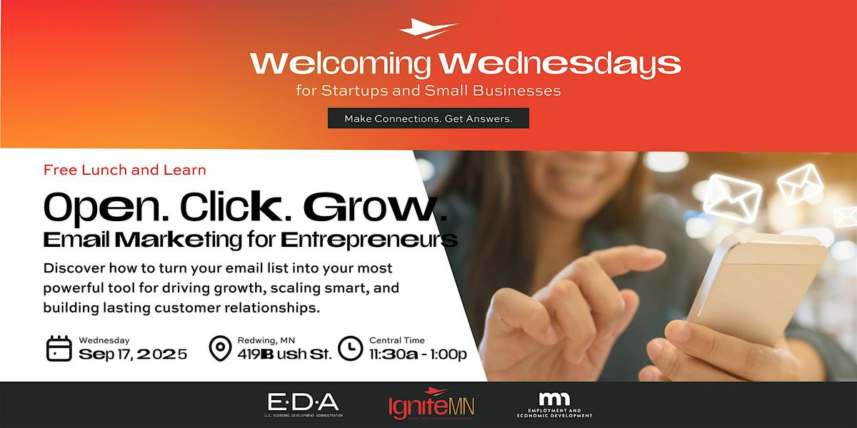 Open. Click. Grow. Email Marketing for Entrepreneurs