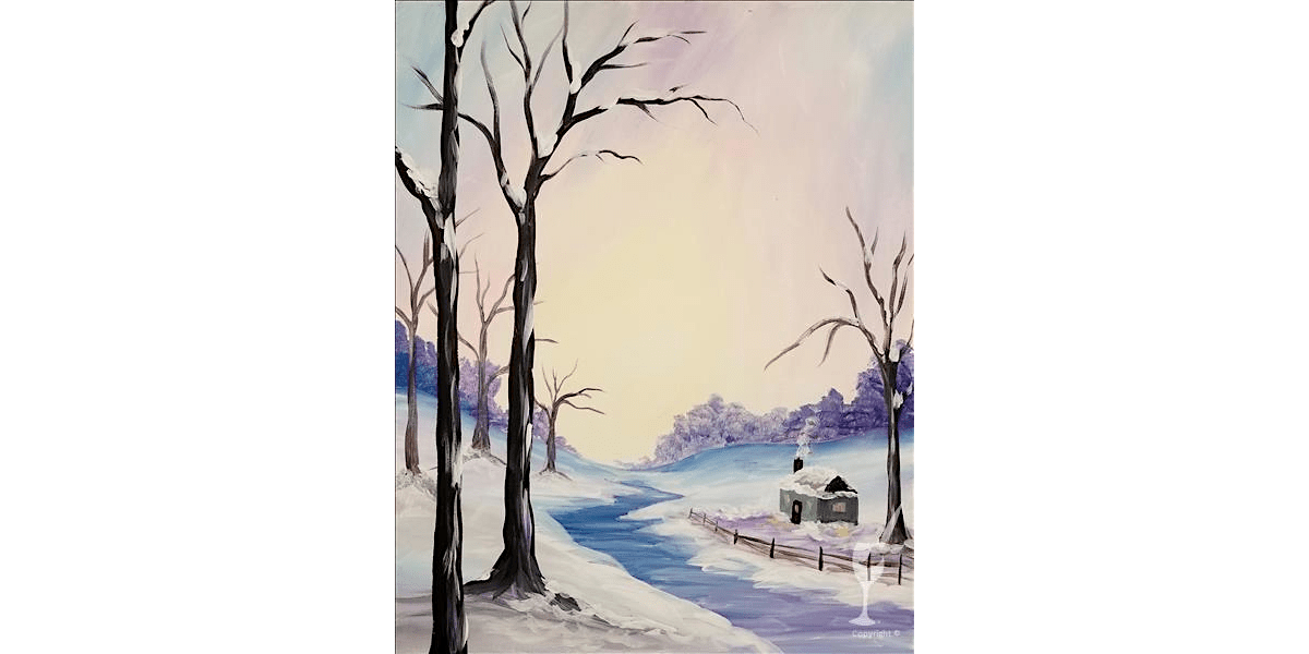 Icy Winter - Paint and Sip in San Antonio | Classpop!\u2122