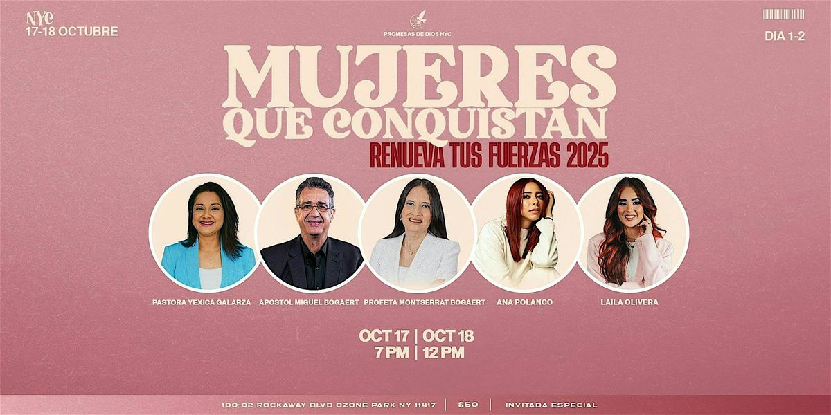 Mujeres Que Conquistan 2025 (Renueva Tus Fuerzas)