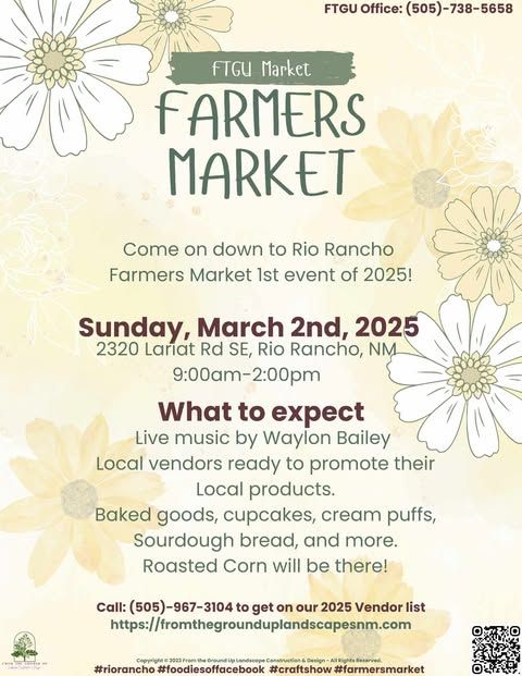 Rio Rancho Farmers Market 1st event of 2025!