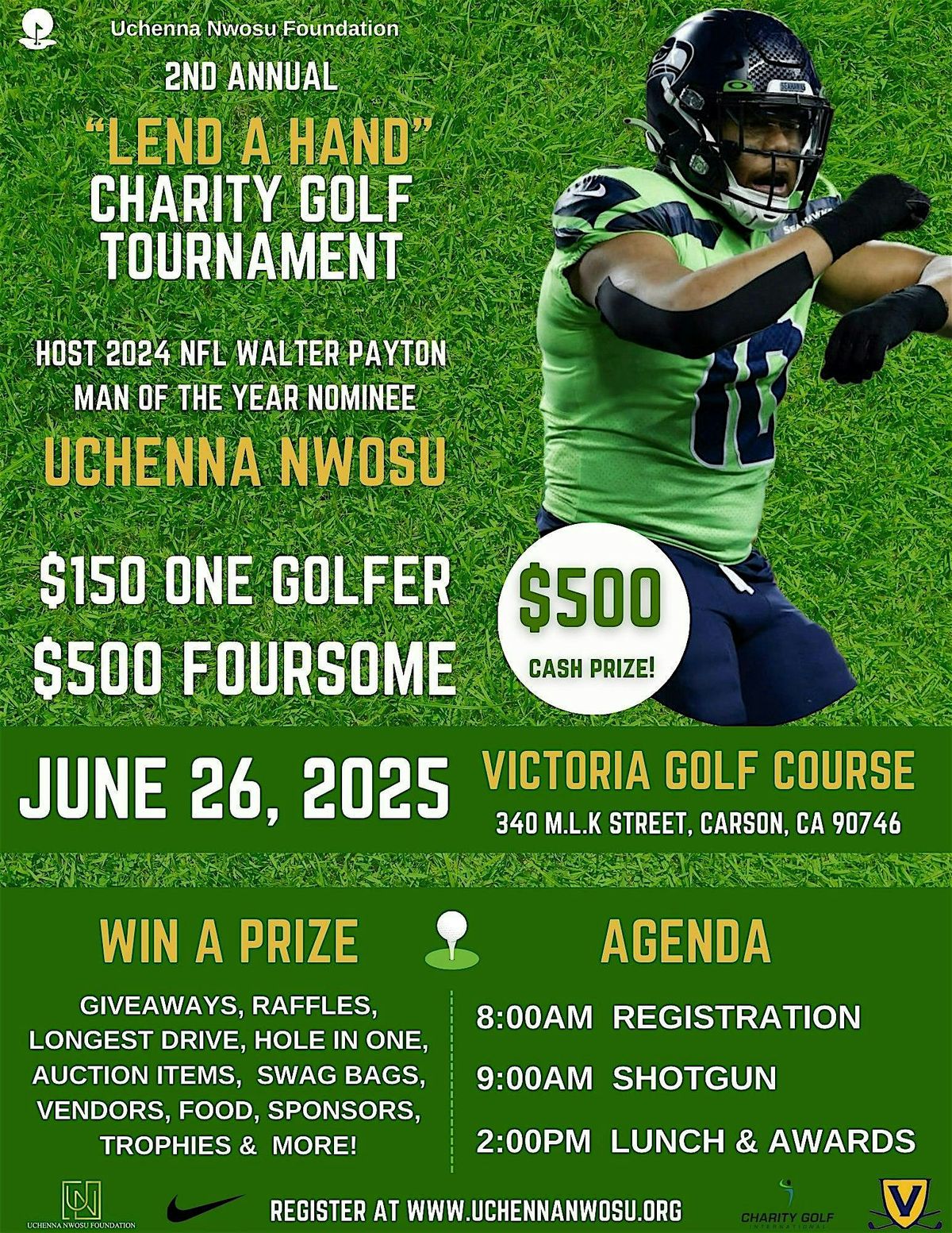 Uchenna Nwosu Foundation 2nd Annual Charity Golf Tournament