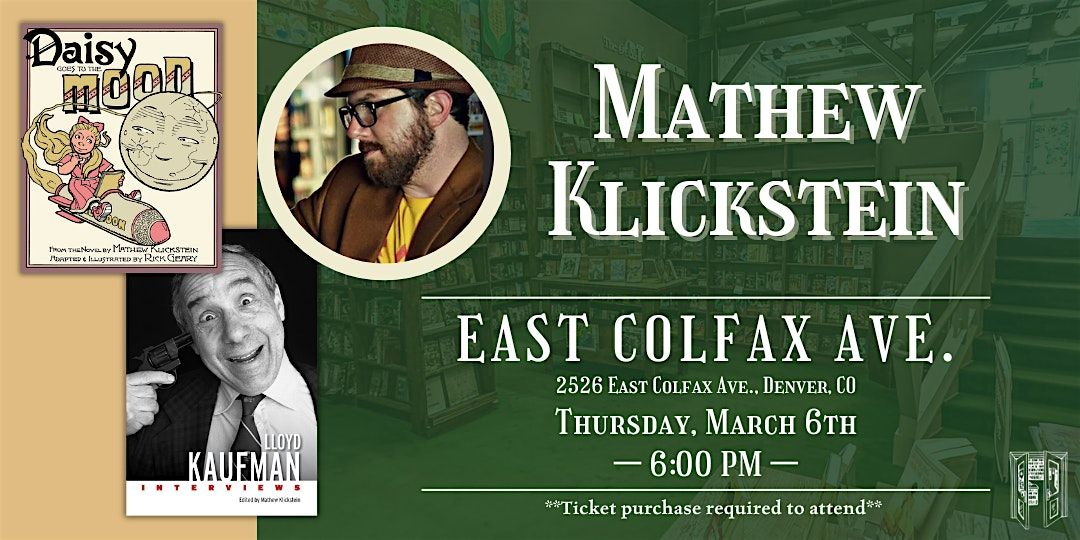 Mathew Klickstein Live at Tattered Cover Colfax