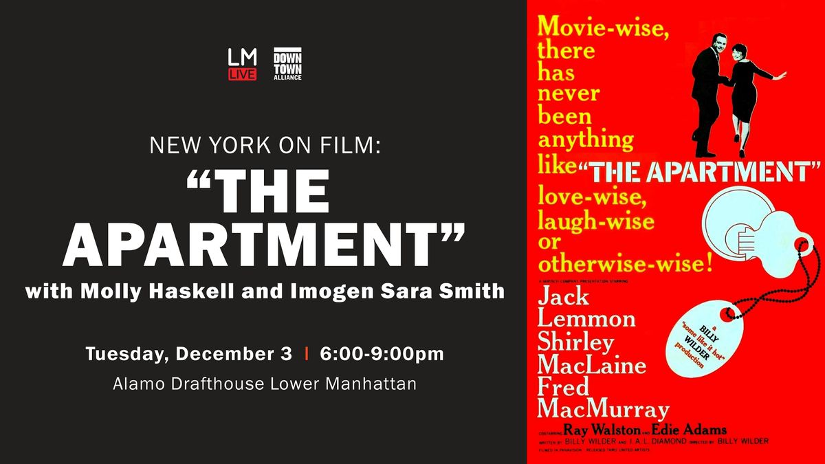 New York on Film: \u201cThe Apartment\u201d with Molly Haskell and Imogen Sara Smith