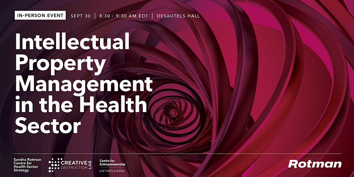 Intellectual Property Management in the Health Sector