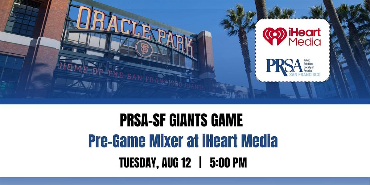 PRSA-SF Giants Game - PREGAME MIXER