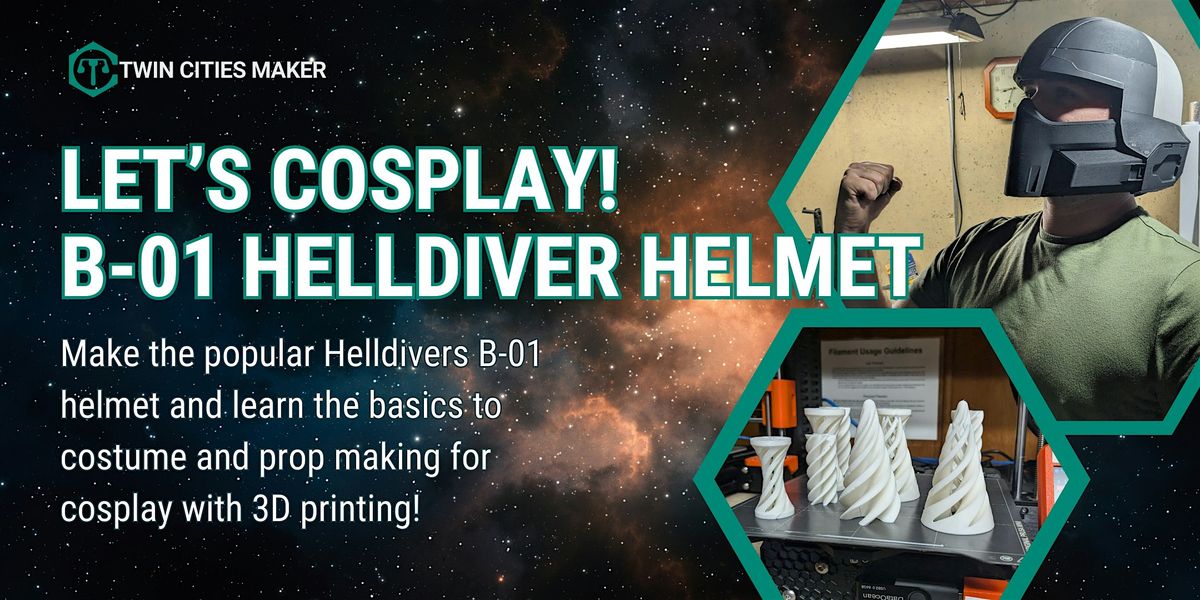 Let's Cosplay! B-01 Helldiver Helmet