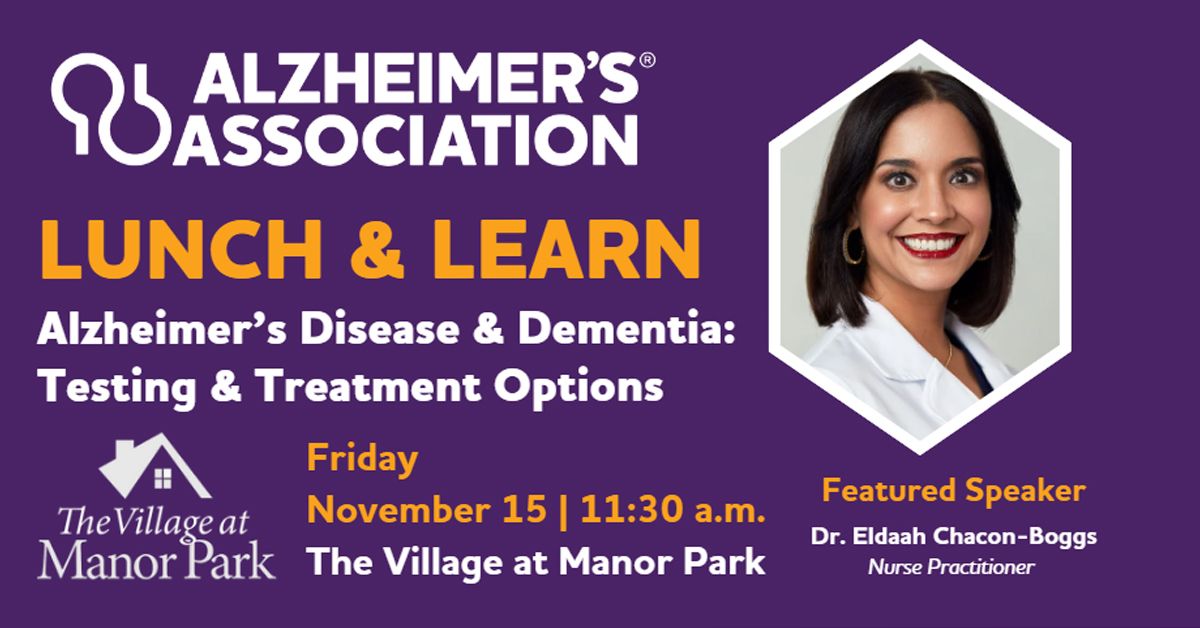 Lunch & Learn: Alzheimer's Disease & Dementia: Testing & Treatment Options  - MIDLAND