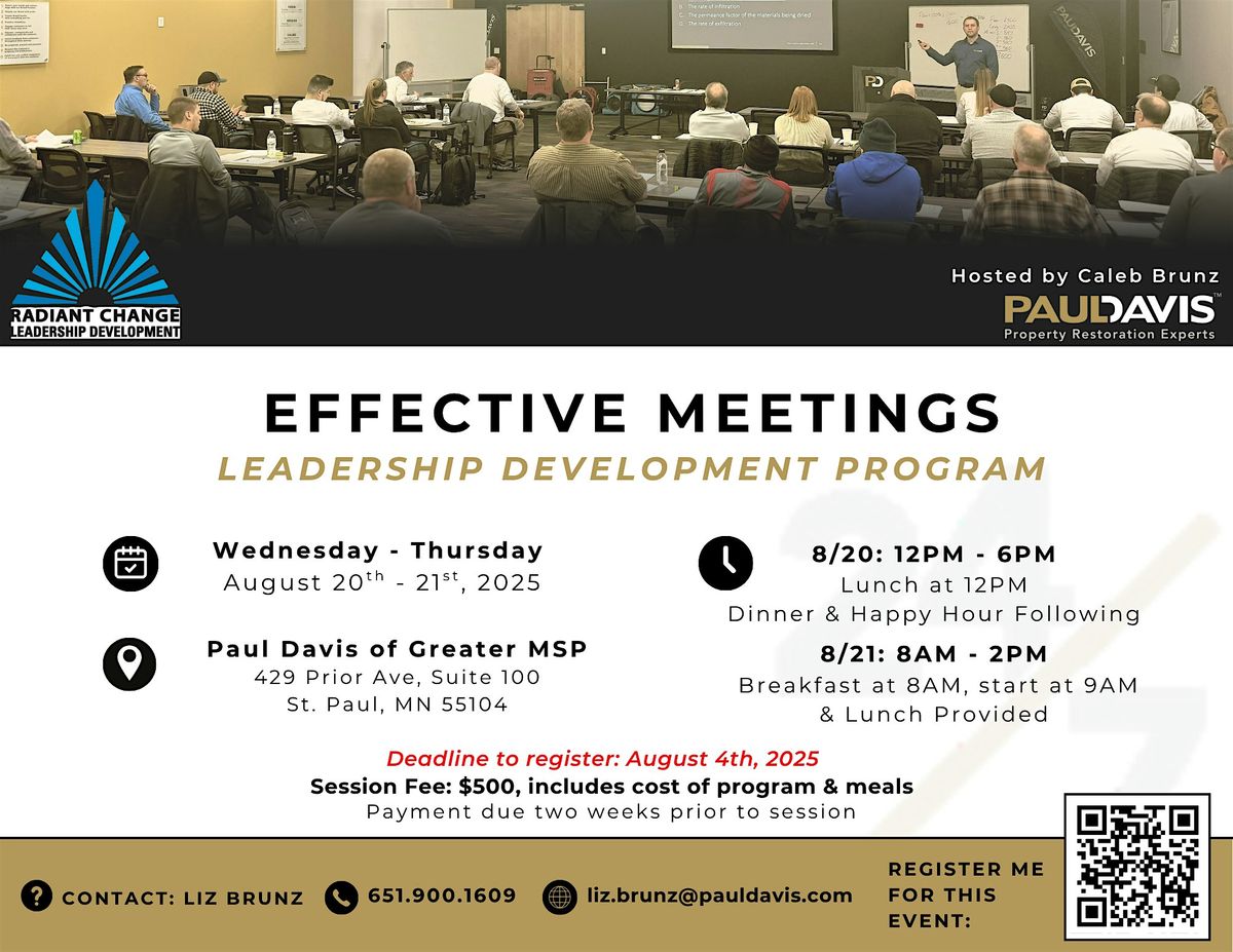 Effective Meetings  - LDP Session