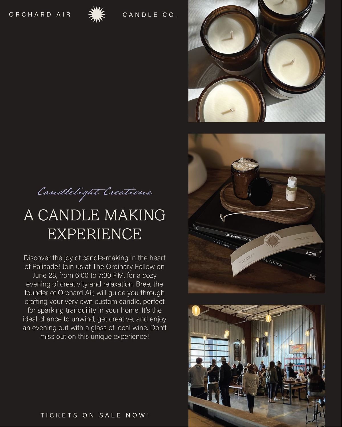 Candlelight Creations: A Candle Making Event