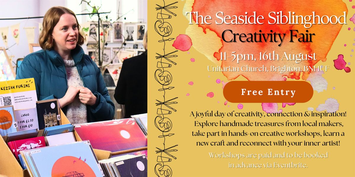 The Seaside Siblinghood Creativity Fair - Craft Fair and Workshops