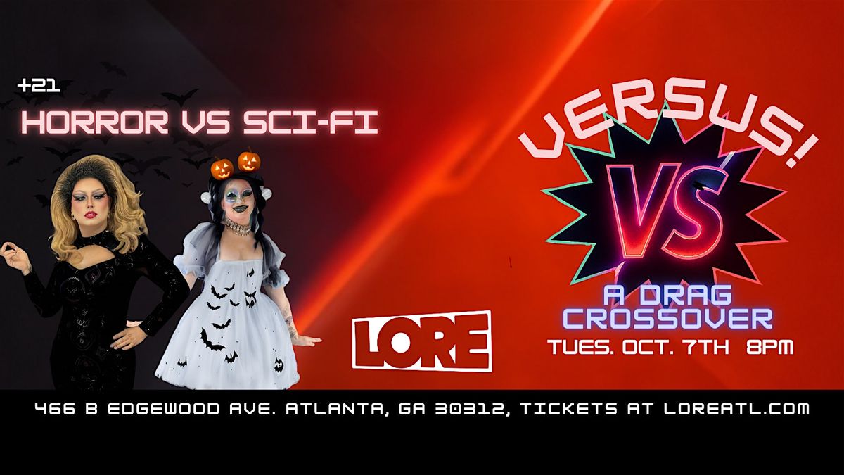 Versus! A Drag Crossover Show - Horror vs Sci-Fi
