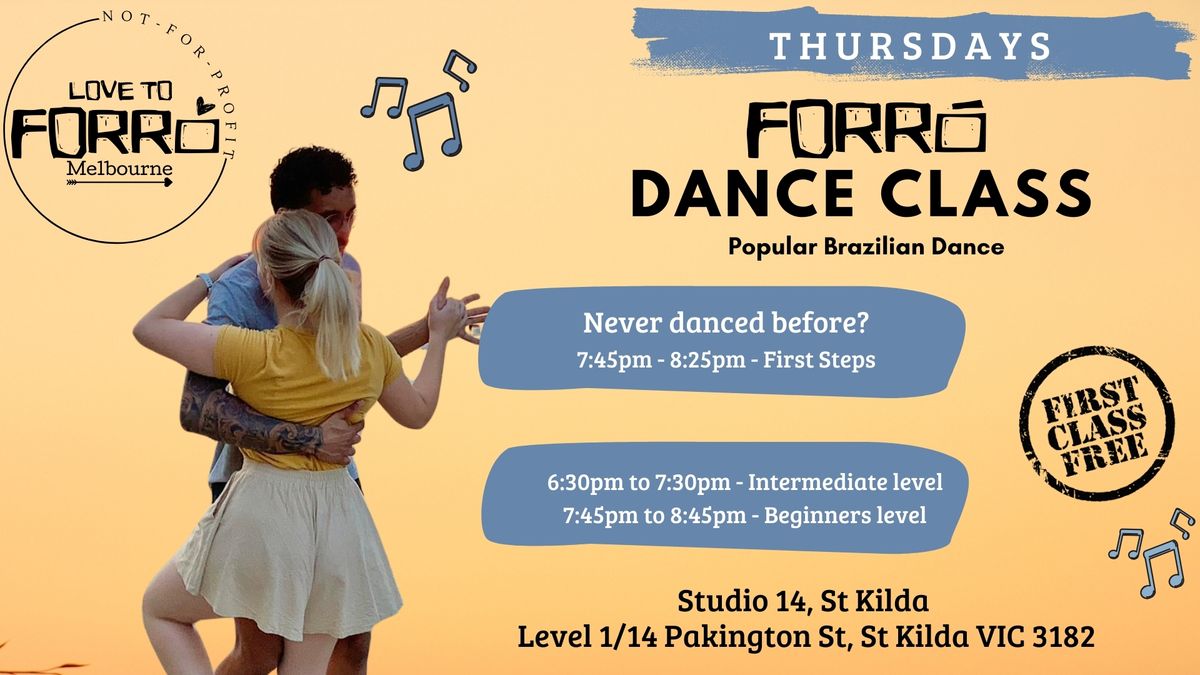 Forr\u00f3 Dance Classes Term 3 (No experience needed) 