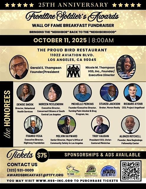 Frontline Soldiers 25th Anniversary Fundraiser Breakfast