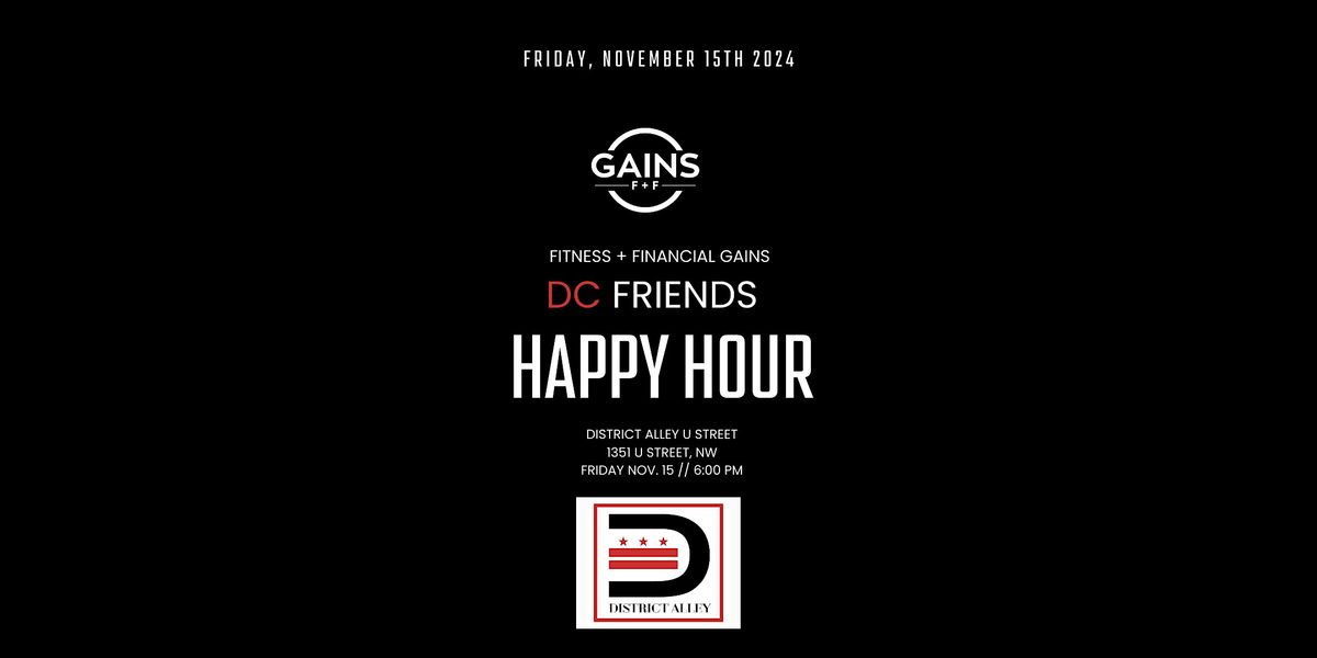 Friday is for FRIENDS - DC Edition \/\/ Fitness + Financial Gains