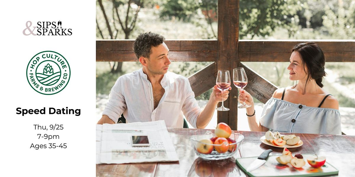 Speed Dating Ages 35-45 in Colchester, CT at Hop Culture Farms and Brew Co.