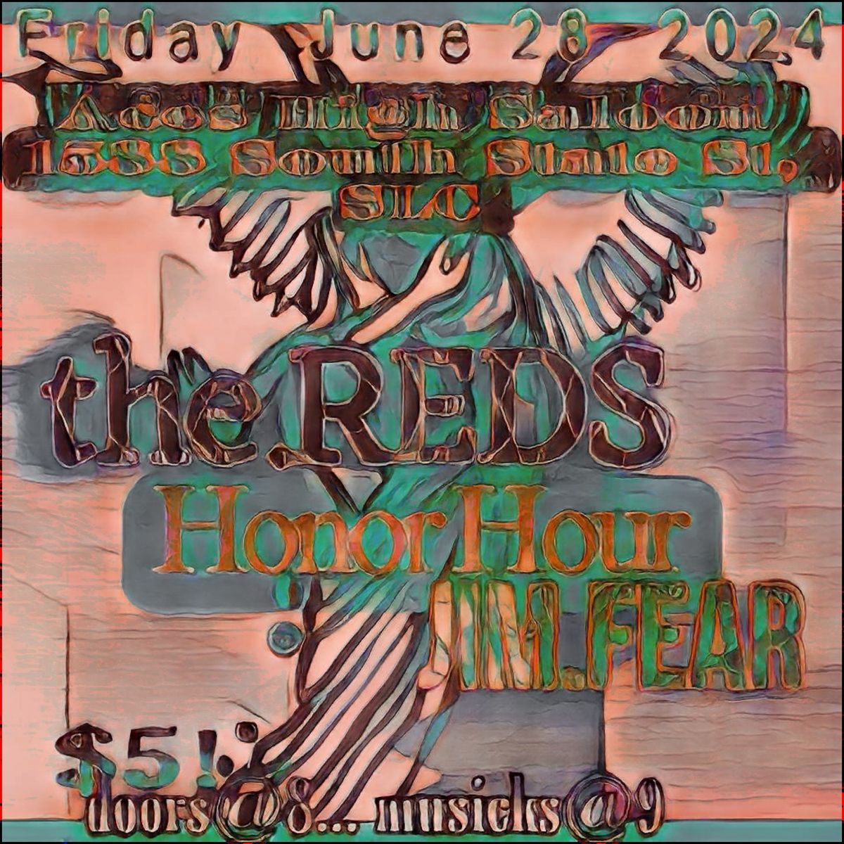 The REDS, Jim Fear, Honor Hour @ Ace\u2019s High Saloon