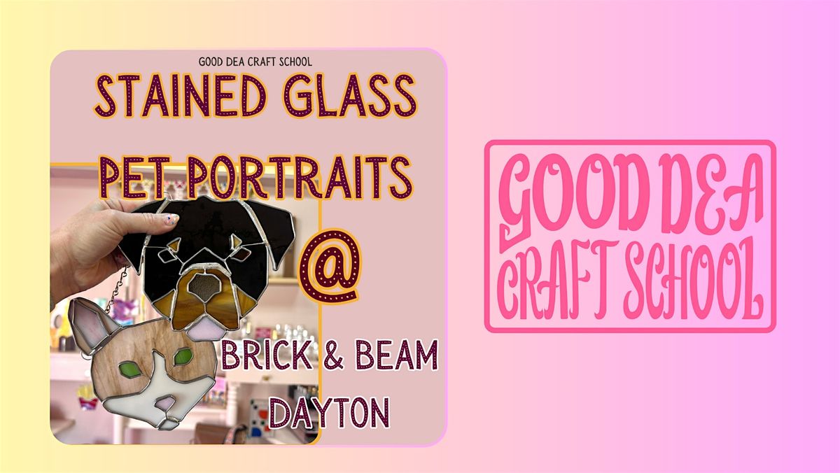 Stained Glass Pet Portraits